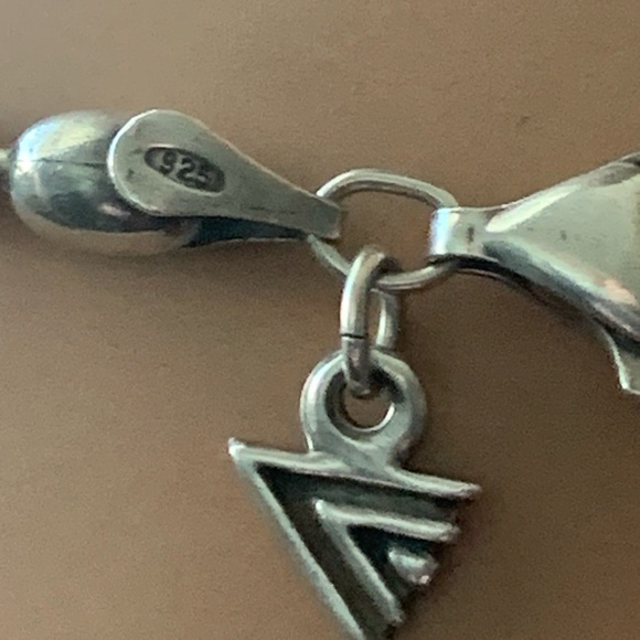 Silpada TAG TEAM - STERLING RARE HTF Spiral Pendant & Bubble Link Chain Necklace - Picture 6 of 10